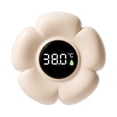thumbnail image 1 of Mupvlun Digital Bathtub Water Temperature Monitor, Flower-Shaped Cartoon-Style Floating Water Meter, Fast and Accurate Readings Beige, 1 of 8