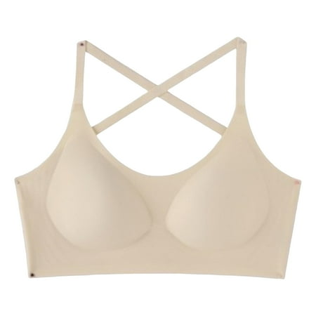 Leakproof Ladies Underwear Women s Seamless Bra Comfortable Wireless Bras Adjustablek Bralettes For Women Everyday Padded Bras Sexy Underwear for Women(Size:L)