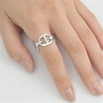 thumbnail image 4 of Men's Curb Link Chain Design Ring .925 Sterling Silver Band Jewelry Female Male Unisex Size 6, 4 of 4