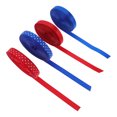 thumbnail image 4 of 4 Rolls American Independence Day Ribbon Bow Making Ribbon Gift Packing Ribbon, 4 of 9