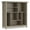 Gray, variant on Amherst SOLID WOOD 44x 44" Transitional Bookcase in Distressed Grey