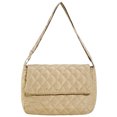 thumbnail image 1 of Bolso Hobo Acolchado para Mujer Bolso Mano Acolchado Bolso Bandolera Con Solapa Bolso Comprador (Caqui), 1 of 9