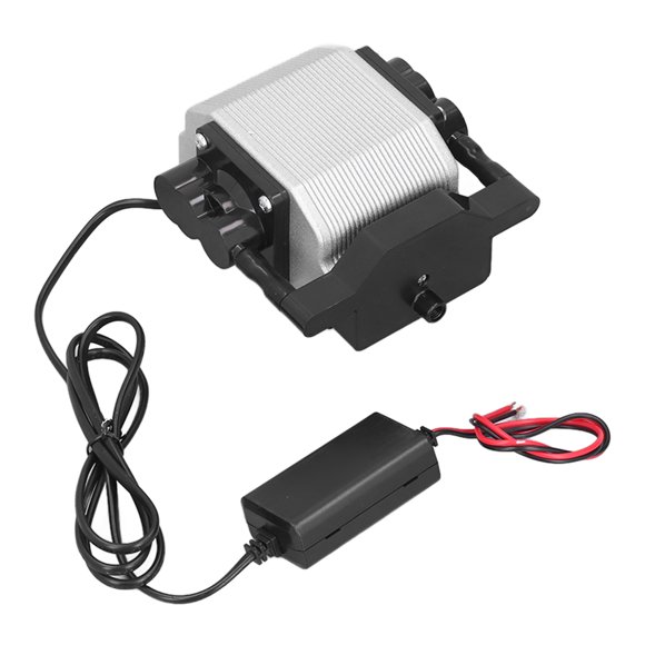 Fishing Aerator Pump, Low Power Consumption Low Temperature Rise Compact Structure Fast Heat Dissipation Aquarium DC Air Pump  for Home Power Cut Fish  12V DC 30L Air Pump 16W,12V