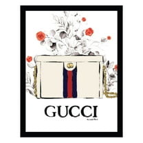 Fashion Designer Glam Purse Bag - Framed Print