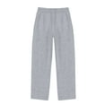 thumbnail image 2 of Hanes EcoSmart Boys' Fleece Sweatpants, Open Leg Light Steel XS, 2 of 4