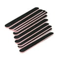 thumbnail image 3 of Visland 10Pcs Emery Board Large Area Wide Application Sandpaper Black Sand Red Heart Nail File for Salon, 3 of 9
