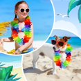 thumbnail image 4 of Collar LED hawaiano Sherr con forma de leis, 48 unidades, colores, 85 cm, 4 of 6