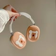 thumbnail image 4 of Brown Bear Lovely Cute Cartoon Protective Case for Apple for airpods Max Headphones Cover Anti-scratch Soft Accessories (Coffee bear), 4 of 7