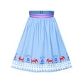 thumbnail image 6 of Sunny Fashion Gilrs Dress Light Blue Long Sleeve With Cartoon And Bell Party Casual 6 Years, 6 of 6