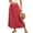 Red, variant on Bbyeadc Skirts for Women Trendy A Line Swing Button Front High Waisted Skirt Boho Floral Midi Skirts Classic Beach Outfits,Black (M)