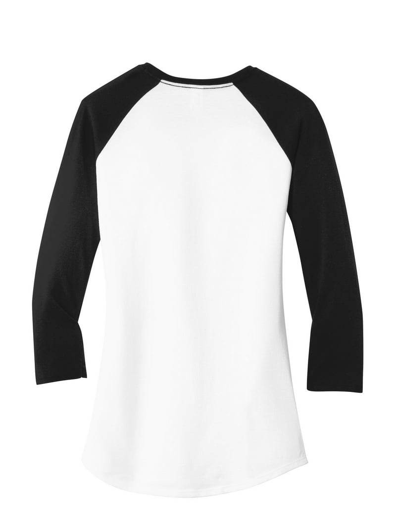 District Women's Fitted Very Important Tee 3/4-Sleeve Raglan