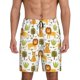 thumbnail image 1 of Fotbe Tiger Lion Pantalones Cortos de Pijama para Hombre, Ropa de Dormir, Pantalones de Pijama Cortos para Hombre-Large, 1 of 6