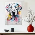 thumbnail image 3 of Dalmatian Dog Cat Portrait Watercolor Painting Custom Canvas/Framed Canvas Prints - Wall Art for Home Decoration, Memorial Gift for Pet Lovers Dog Moms, home decor living room, 3 of 4