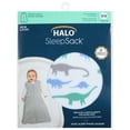 thumbnail image 3 of HALO SleepSack 6 to 12 Months Dinos Print Fleece Wearable Blanket Medium 1 ea, 3 of 4