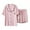 Pink, variant on XuJwPNcy Womens Pajama Sets Button down Short Sleeve Shirts and Drawstring Waisted Shorts Sleeping Loungewear Sets M-L