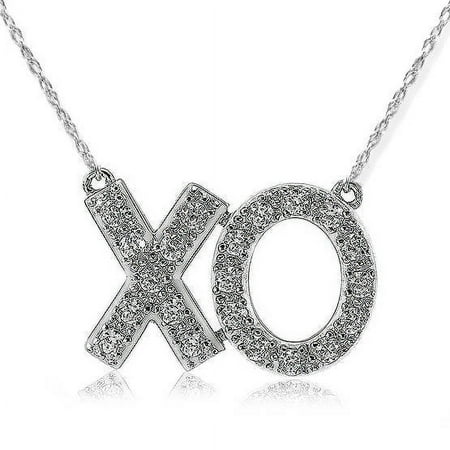 Pompeii 1/4ct XO Diamond Pendant 14K White Gold (G/H,VS)