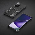 thumbnail image 3 of for Galaxy Note 20 Ultra Metal Armor Case Heavy Duty Protection Defender Tough Protective Cover Stainless Steel Anti-Scratch Shockproof Dropproof Aluminum Alloy Metal Case 5G Black, 3 of 7