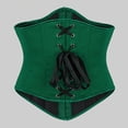 thumbnail image 5 of DuoJiaJ Womens Waist Cincher Corset, Lace Up Shaping Belt Festival Outfit Green Sizes XS-2XL, 5 of 7