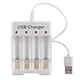 thumbnail image 1 of Cargador de batería USB de 4 ranuras Smart Nickel Hydrogen AA AAA Station, 1 of 9