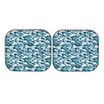 thumbnail image 7 of Daiia Ocean Waves 2PCS Car Windshield Sun Shade, Foldable Sun Shield for Car Front Window, Auto Sun Blocker Visor Protector Universal for Truck SUV Pickup-Small, 7 of 7