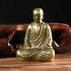 thumbnail image 4 of Estatua de Buda Adornos de decoración Escultura de Amitabha Adoración Artesanía Regalos Zen Budismo Bodhisattva Cobre Latón para, 4 of 6