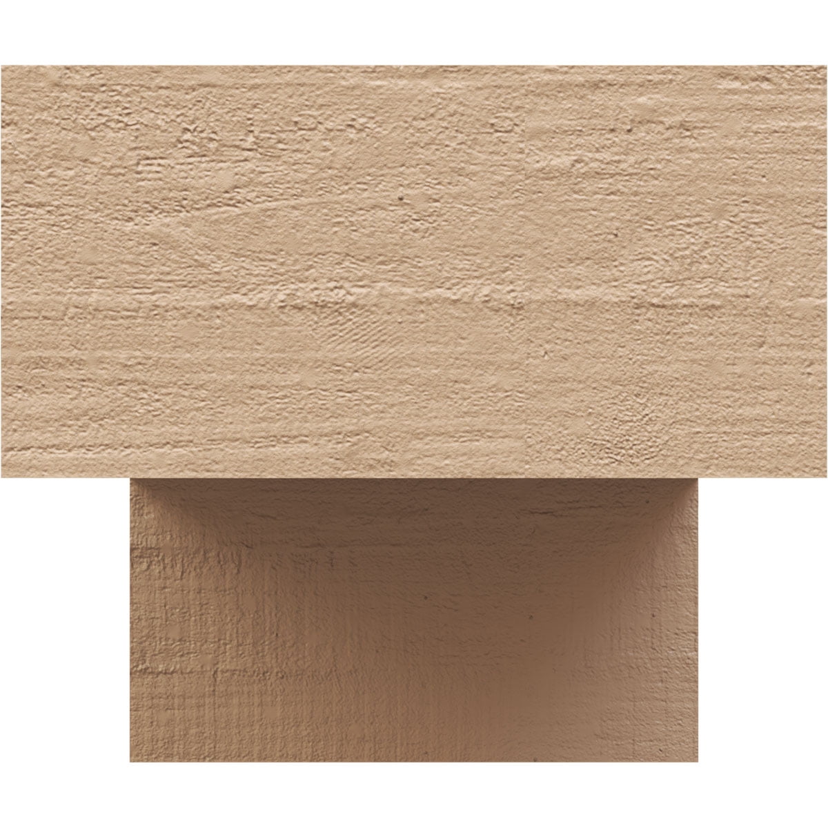 5"W x 10"D x 5"H Wide Chapel Hill Rough Cedar Woodgrain TimberThane Corbel, Primed Tan