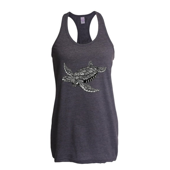 IWPF - Women's Racerback Tank Top - Sea Turtle Hawaii