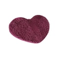 thumbnail image 2 of COM1950s Heart Shaped Doormat, Soft Absorbent Rug with Non-Slip Backing for Bathroom and Entryway, Available in Multiple Colors (20x16 Inches), 2 of 7
