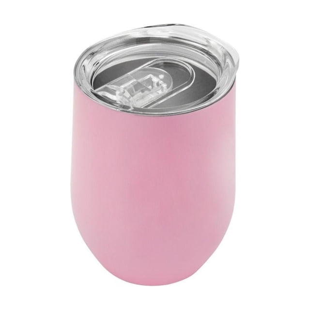 Termo de acero inoxidable doble pared tapa segura-dijon rosa 8.8 x 12.6