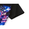 thumbnail image 4 of Beezizac Boys Summer Pajama Set, 2-Piece Gamer Game Controller PJs‌ - Short Sleeves & Shorts Soft Sleepwear Size 10, 4 of 7