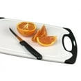 thumbnail image 6 of Raj Plastic Cutting Board Reversible Cutting board, Dishwasher Safe, Chopping Boards, Juice Groove, Large Handle, Non-Slip, BPA Free (Large (15.75" x 9.45"), Black), 6 of 7