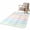 Pink Blue Green, variant on Runner Rug 2.62'x6.56', Blue Pink Plaid Non Slip Backing Floor Mats Soft Area Rugs, Absorbent Muddy Dirt Trapping Carpet for Entryway Hallway Bedroom Kitchen Pastel Green White Buffalo Patchwork