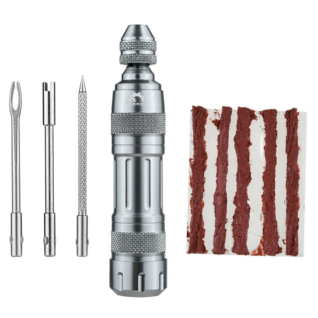 Taladro de neumáticos Kit de reparación de neumáticos de bicicleta sin cámara portátil Kit de parche YSANAM Taladro de neumáticos