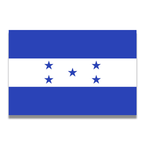 Magnet Me Up Honduras Honduran Flag Vinyl Automotive Magnet Decal, 4x6 Inches