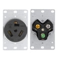 thumbnail image 4 of Encendedor de Energía, Shell Estadounidense Receptacle Outlet 30A 125V 250V Para Secador, 4 of 7