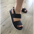 thumbnail image 3 of Sandales à Double Sangles Confortables et Élégantes pour Femmes avec Sangle Arrière Réglable, 3 of 8