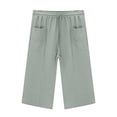 thumbnail image 4 of JIAYUE Women's Pants Calf Length Versatile Everyday Wear Comfortable Lightweight Trousers For Work Travel Casual Bottoms For Women, 4 of 5
