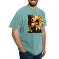 thumbnail image 4 of CafePress - Sunflower T Shirt - Mens Comfort Colors Shirt, 4 of 5
