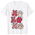 thumbnail image 5 of Camisetas divertidas de estilo navideño para mujer, ropa con estampado de pata de Ho, camisetas de manga corta a la moda, ropa de calle Harajuku Ulzzang, 5 of 5