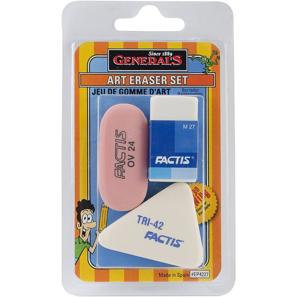 Art Eraser Set, Ideal for all levels of projects By General Pencil