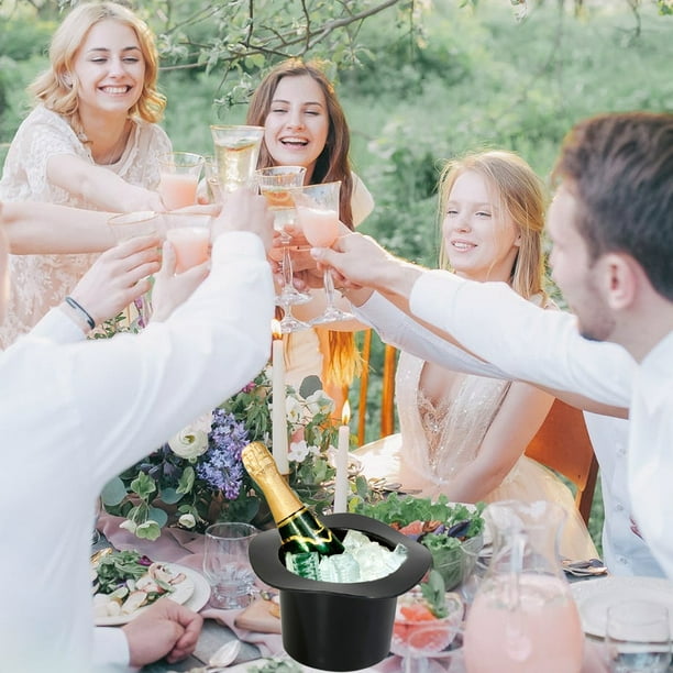 Oval Wine Ice Bucket Fashion Magical Cooling Bucket for Champagne