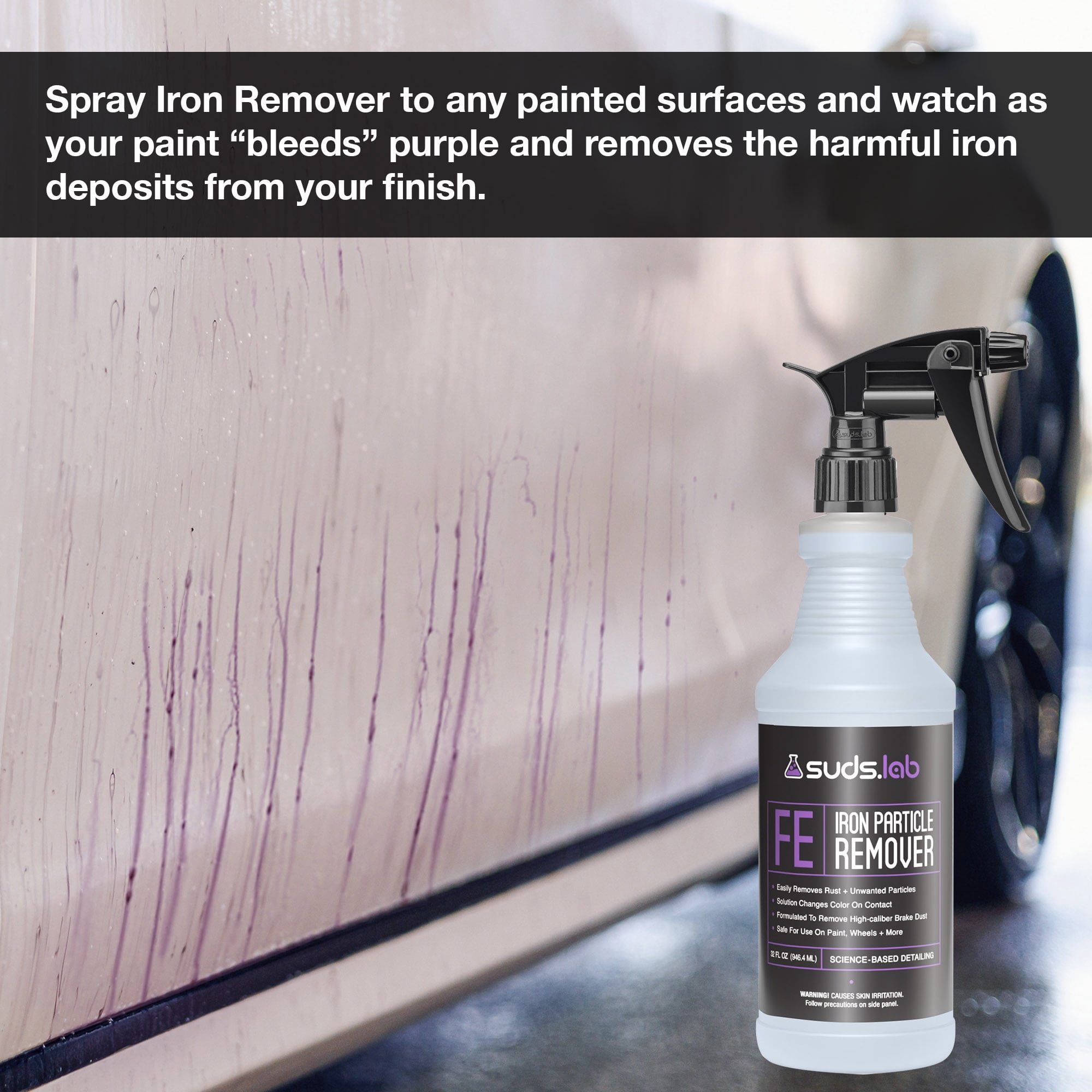 Suds Lab FE Iron Remover Fallout Rust Remover Spray for Car