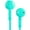 Turquoise, variant on Kids Earphones with Microphone - 2 Pack New OEM Noise Isolating Stereo In-Ear Headphones with in-line Remote Control for Smartphone PC Laptop Tablet MP3, Black