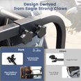 thumbnail image 4 of Soporte de bolsa para carrito de golf para carrito de golf con asientos traseros de 2+2, 4 of 7