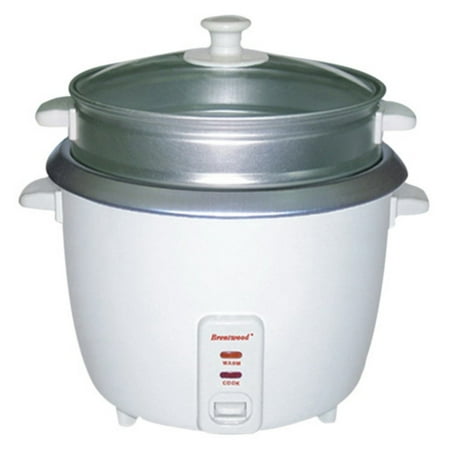 

Brentwood TS-380S 10-Cup Uncooked/20-Cup Cooked Rice Cooker and Food Steamer White