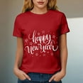 thumbnail image 5 of felwors Happy New Year Shirt for Women 2026 New Years Eve T-Shirt Countdown Fireworks Holiday Party Tops(Red, XXL), 5 of 8
