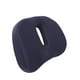 thumbnail image 4 of Almohada de donut para oficina, ortopédica, de espuma viscoelástica, suave y transpirable, color azul marino, 4 of 15