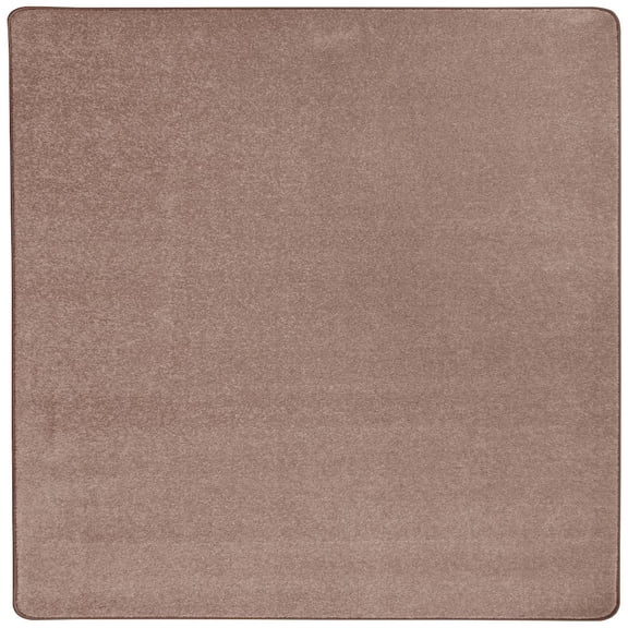 Joy Carpets Kid Essentials Endurance 12' x 12' Area Rug in Color Taupe