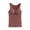 Brick Red, variant on Women's Thermal Vest with Removable Padded Bra, Fleece Lined Slim Fit Camisole, Seamless Tummy Control Base Layer Top for Autumn Winter, Cold Weather Layering and Outdoor Activities-Beige