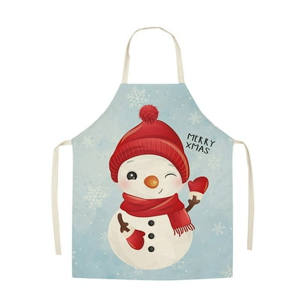 

AKUMRi Work Apron Waterproof Apron Aprons for Men | Linen Christmas Apron Sunflower Pumpkin Creative Apron Kitchen Housework Oil Repellent Antifouling Apron